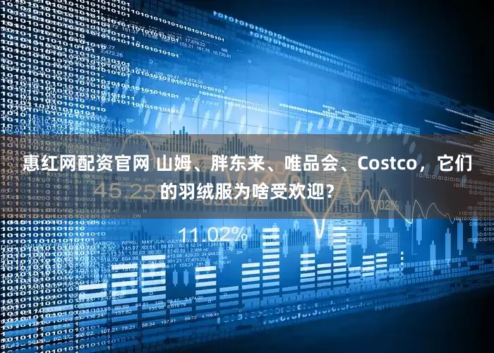 惠红网配资官网 山姆、胖东来、唯品会、Costco，它们的羽绒服为啥受欢迎？